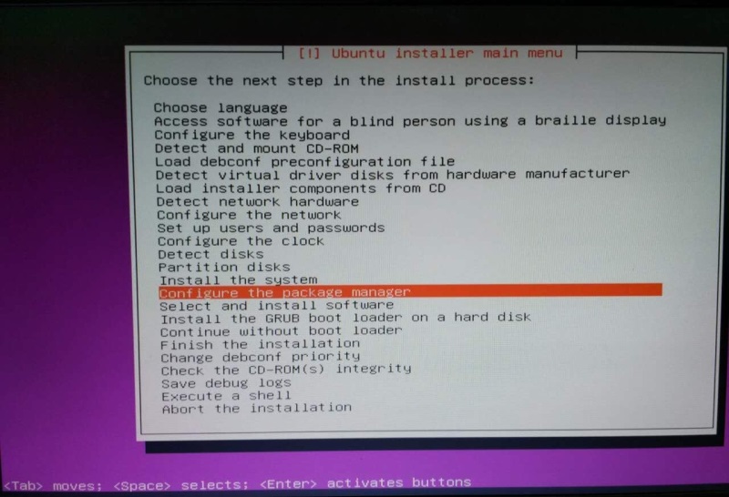 installerMainMenu installerMainMenu